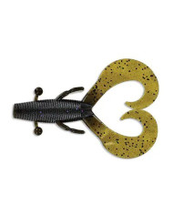 Gary Yamamoto Cowboy Dark Pumpkin - Purple Black Emerald Fleck 3.75in