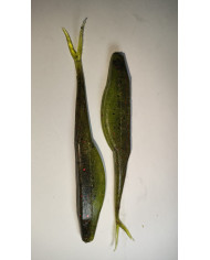 Itty's F100 Super Salt Plus Green Pumpkin Red / Watermelon 4.5" (Super Fluke)