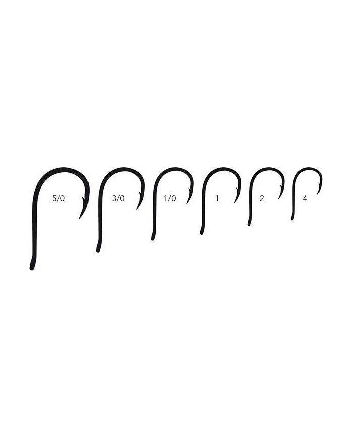 Mustad Ringed Chinu Hook Fine Size 1 Mustad Ringed Chinu Hook Fine Size 1