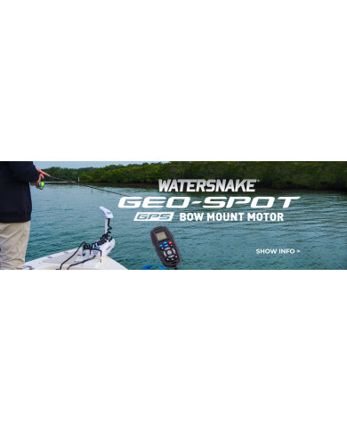 Watersnake GeoSpot GPS Motor 12 Volt 65 lb Thrust 54 inch Shaft Watersnake GeoSpot GPS Motor 12 Volt 65 lb Thrust 54 inch Shaft
