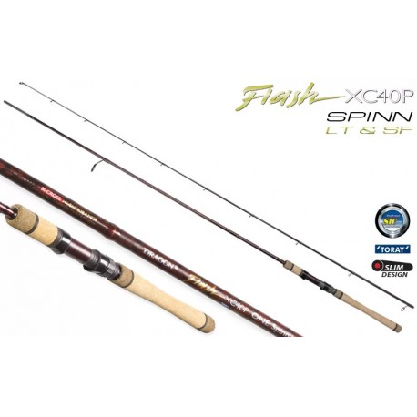 DRAGON FLASH XC40P LT SPINN 21 FAST 2.13M 5-12G 2 PIECE SPINNING ROD