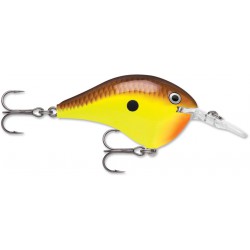 Rapala Dives-To DT8 Chartreuse Brown 2in 3/8oz