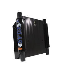 ATLAS HYDRAULIC 6 INCH SET BACK JACK PLATE, MAX HP 300HP BLACK