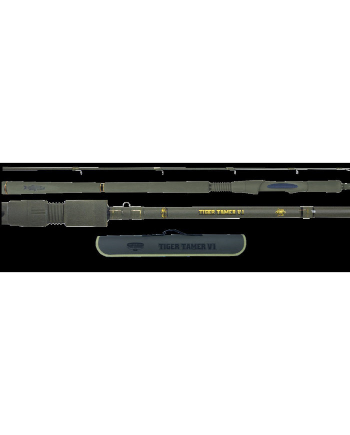 Sensation Tiger Tamer V1 7'4" XH 3 Piece Spinning Rod Sensation Tiger Tamer V1 7'4" XH 3 Piece Spinning Rod