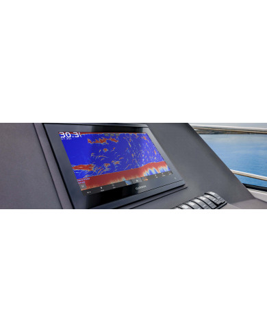 Garmin GT15M-THF 12 Degrees Mid Band CHIRP Bronze Shoot Trough Hull Transducer