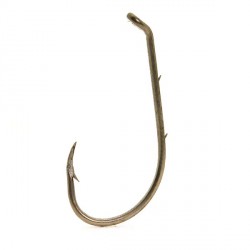 Mustad Beak Baitholder 9555 2xStrong Bronze Size 2 (Earthworm hook)