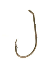Mustad Beak Baitholder 9555 2xStrong Bronze Size 4 (Earthworm hook)