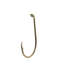 Mustad Beak Baitholder 9555 2xStrong Bronze Size 6 (Earthworm hook)