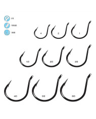 Gamakatsu Finesse Wide Gap Size 2 Drop Shot Fishing Hook Size 2 (Octopus)