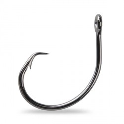 Mustad Tuna Circle 39948 Black Nickle Size 4/0 (Live Bait/Deep Drop Hook)