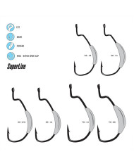 Gamakatsu Size 7/0 - 3/8 Oz Extra Wide Gap (EWG) Monster, Weighted Hook