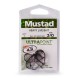 Mustad Heavy Live Bait 3x 94140 Black Nickle Size 8/0 (Live Bait Hook)