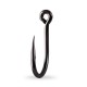 Mustad Heavy Live Bait 3x 94140 Black Nickle Size 8/0 (Live Bait Hook)