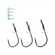 Gamakatsu Size 3/0 Heavy Cover Worm with Tin Keeper Flipping Hook