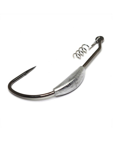 Gamakatsu Size 5/0 - 1/4 Oz Weighted Superline Spring-Lock EWG  Swimbait Hook Gamakatsu Size 5/0 - 1/4 Oz Weighted Superline Spring-Lock EWG  Swimbait Hook