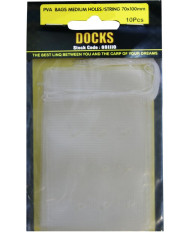 Docks PVA Bags Medium with Holes/String 70mmx100mm