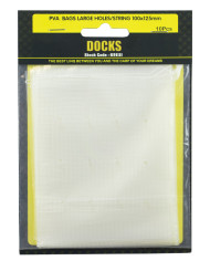 Docks PVA Bags Large with Holes/Strings 100mmx125mm
