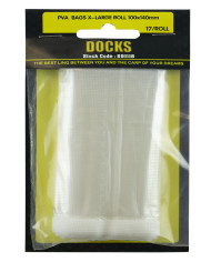 Docks PVA Bags X-Large Roll 18pc 100mmx140mm Docks PVA Bags X-Large Roll 18pc 100mmx140mm