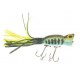 Arbogast Hula Popper Bass - Blk/Chart Skirt 2" 3/8oz