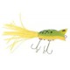 Arbogast Hula Popper Frog Yellow Belly - Chart Skirt 2" 3/8oz