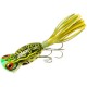 Arbogast Hula Popper BullFrog - Chart/Wit Skirt 2" 3/8oz