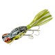 Arbogast Hula Popper Cricket Frog - Chart/Wit Skirt 2" 3/8oz