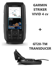 Garmin STRIKER Vivid 4cv With GT20-TM Transducer Sonar & GPS Plotter