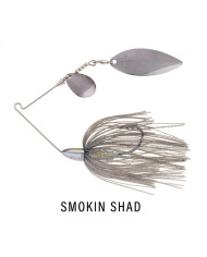 3/8 Oz Keitech Tee Bone Tandem Willow Spinnerbait Smokin' Shad