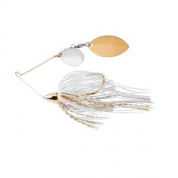 War Eagle Finesse Gold Frame Spinnerbait - White Gold cn/TG 5/16oz 