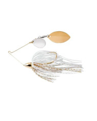 War Eagle Gold Frame Finesse Spinnerbait 5/16 Oz White Gold 
