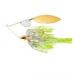 3/8 Oz WAR EAGLE GOLD FRAME TANDEM WILLOW SPINNERBAIT- PRO'S CHOICE cn/WG