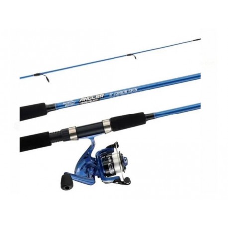 Jarvis Walker Anglers Recruit Junior 5' Spinning Combo - Blue