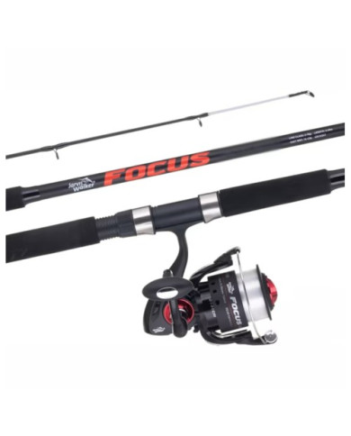 Jarvis Walker Focus Estuary/ General Purpose 8' 2pc 6000 Spinning Combo  Jarvis Walker Focus Estuary/ General Purpose 8' 2pc 6000 Spinning Combo