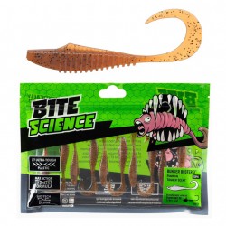 Bite Science Bunker Buster G-tail Minnow Pumpkin 3in