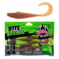 Bite Science Bunker Buster G-tail Minnow Pumpkin 4in