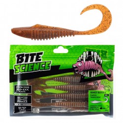 Bite Science Bunker Buster G-tail Minnow Pumpkin 6in