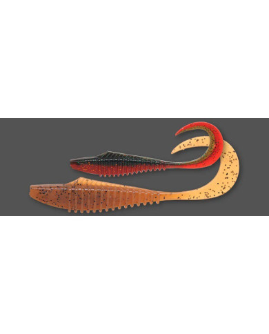 Bite Science Bunker Buster Pumpkin 6" G-tail Minnow Bite Science Bunker Buster Pumpkin 6" G-tail Minnow