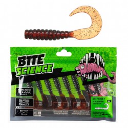 Bite Science Dirty Grub UV Bloodworm 4in