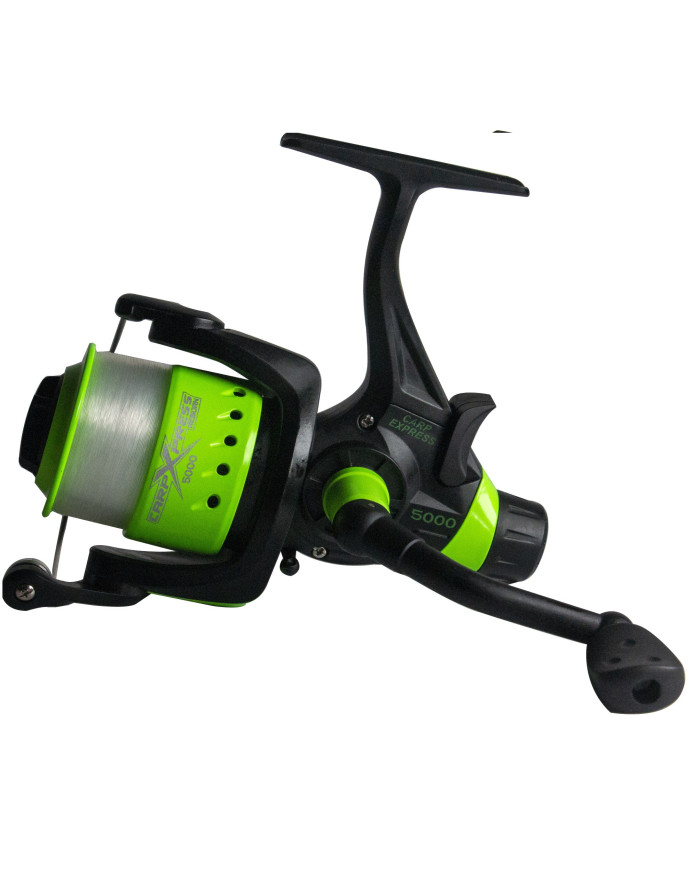 B.A.T Carp Express Reborn 10ft 2.75lb 2pc Rod 5000 Baitrunner Reel Green/Black