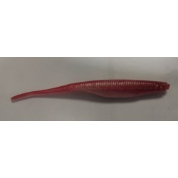 Ouzo Nasty Shad Red Blood Pearl Belly 6"