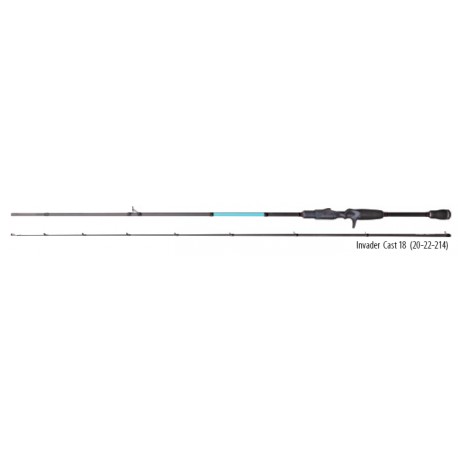 DRAGON Invader 7ft Medium Heavy Power Extra Fast Action 2 Piece Casting Rod