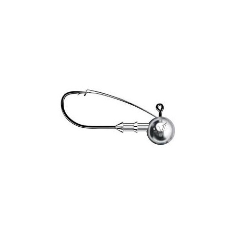 Dragon V-Point Protector Series Ball Head Jig Weedless Hook Size 3/0 Mustad Hook - 15 gram Head