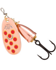 Blue Fox Classic Vibrax Hot Pepper Copper Yellow Red 1/8oz 1