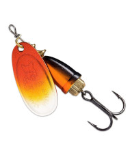 Blue Fox Classic Vibrax Northern Lights Blk/Red - Red/Org/Silver 1/4oz 3