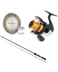 Shimano FX Combo - 2500HGFX Reel - FXXT21HM Rod - Dragon Mono Clear 0.25 Line