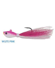 Blu 2798 Bucktail Jig White Pink 1oz Blu 2798 Bucktail Jig White Pink 1oz