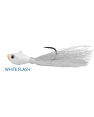 Blu 2798 Bucktail Jig White Flash 1oz Blu 2798 Bucktail Jig White Flash 1oz