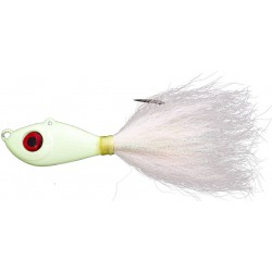 Mustad Big Eye Buck Tail Jigs Green Glow 1/2oz 