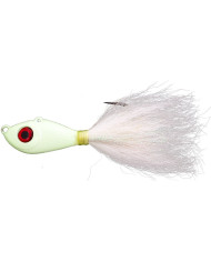 Mustad Big Eye Buck Tail Jigs Green Glow 1/2oz 14gr Mustad Big Eye Buck Tail Jigs Green Glow 1/2oz 14gr