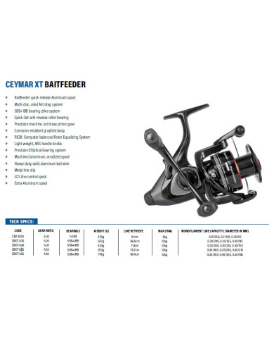 Okuma Ceymar XT CBXT-640 Baitfeeder Reel Okuma Ceymar XT CBXT-640 Baitfeeder Reel